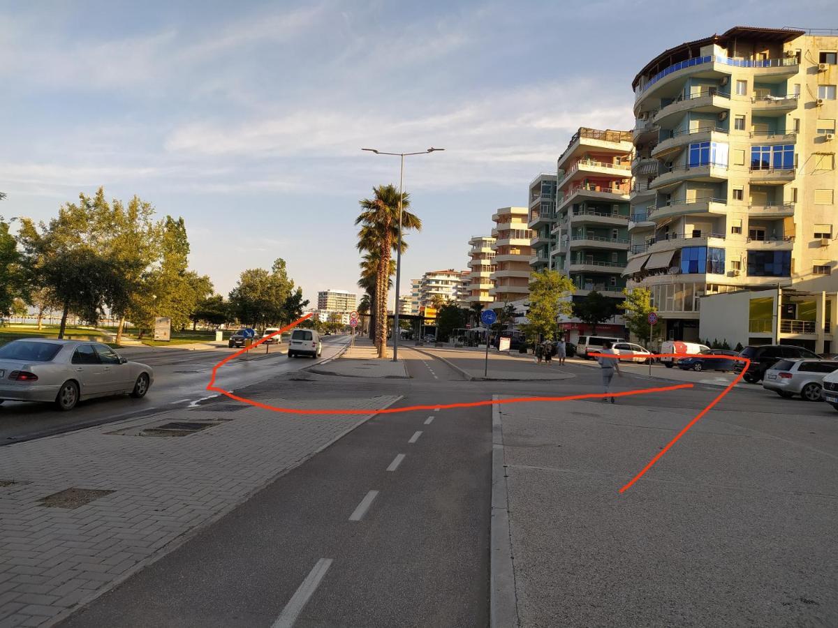 Lungomare Beach Apartments Vlorë Eksteriør bilde